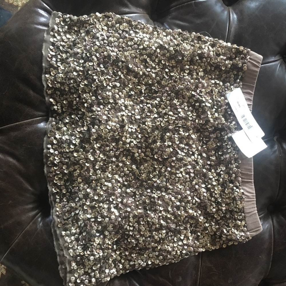 Peek girls bronze sequin skirt