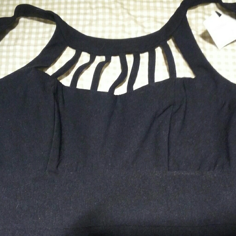 NWT Black Bodycon Cut Out Dress