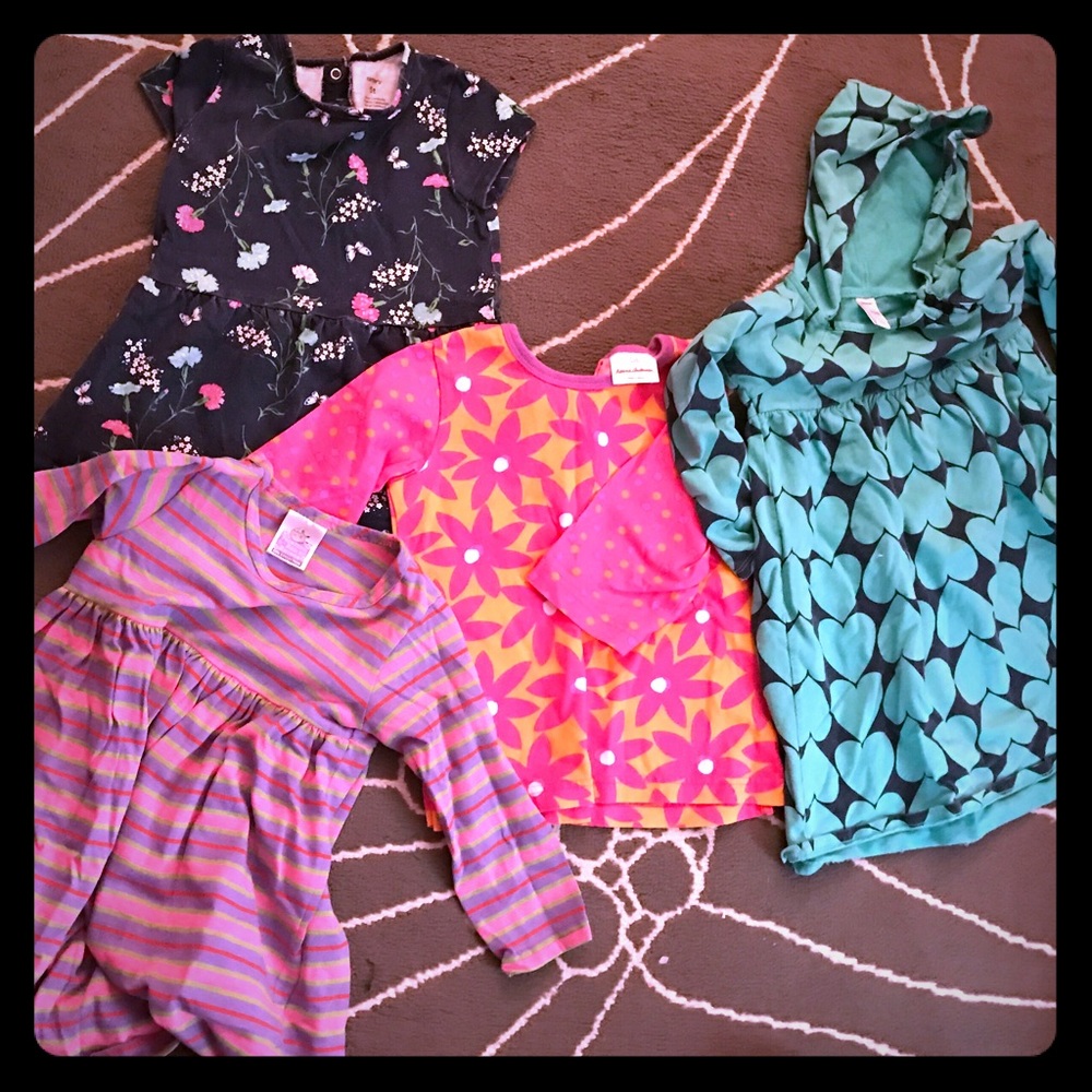 Little Girls/ Toddler Girls Dress and Shirt Lot
