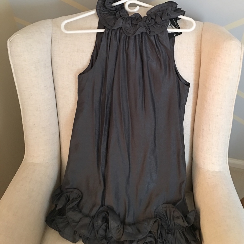 Gray/silver dress