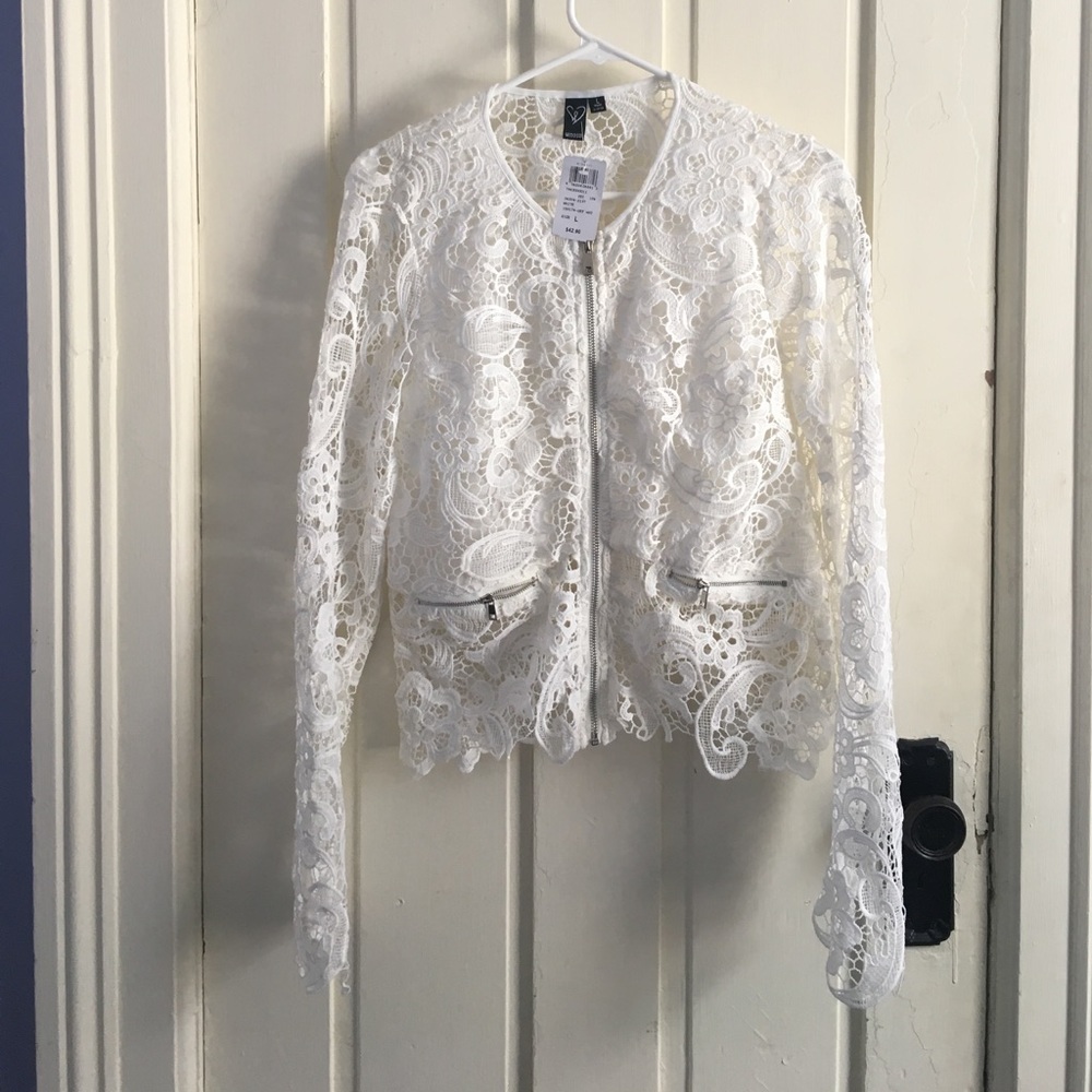 Windsor White lace jacket