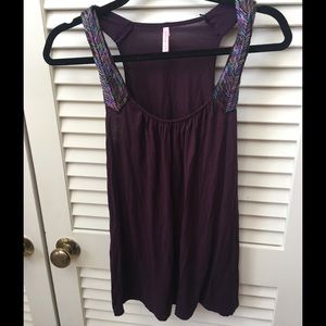 Nwot beaded tunic- sz sm