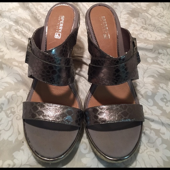 Sperry Twine Heel Wedges - Picture 1 of 4