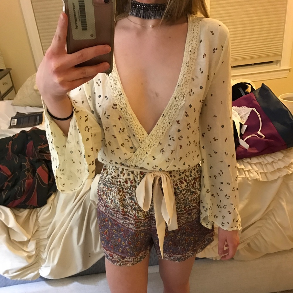 Zara floral romper