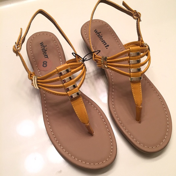 💋FINAL SALE💋 New [White Mountain] yellow sandals - Picture 5 of 7