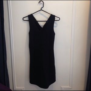 Reduced!! Madewell black cross-back dress