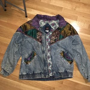 weathered blues denim jacket