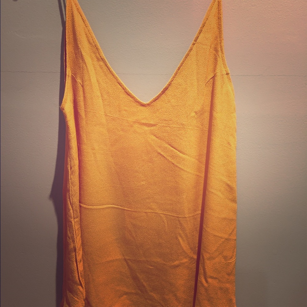 Zulu & Zephyr Yellow Camisole Swing Top