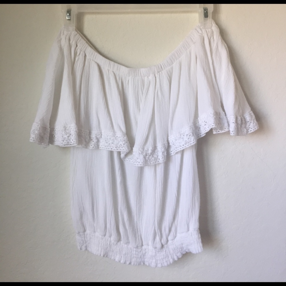 Off the Shoulder White top