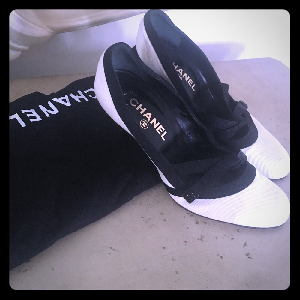 Authentic classic Chanel shoes