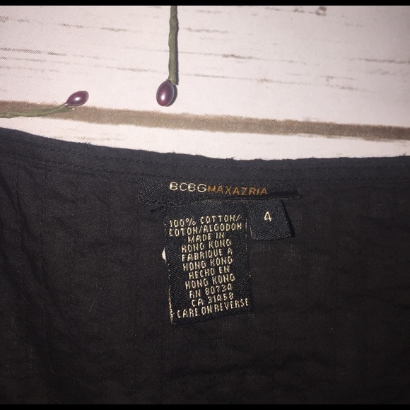Black BCBG Max Azaria Top - Picture 3 of 4