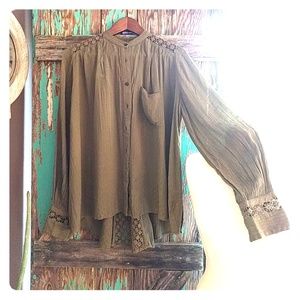 NWT Free People Boho shirt