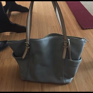 Beige Michael Kors purse