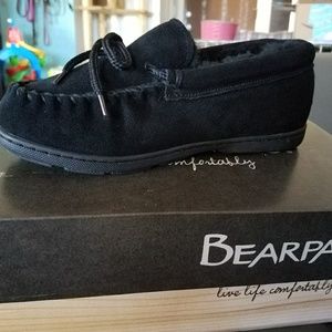 Brand new Black Bearpaw Moccasins
