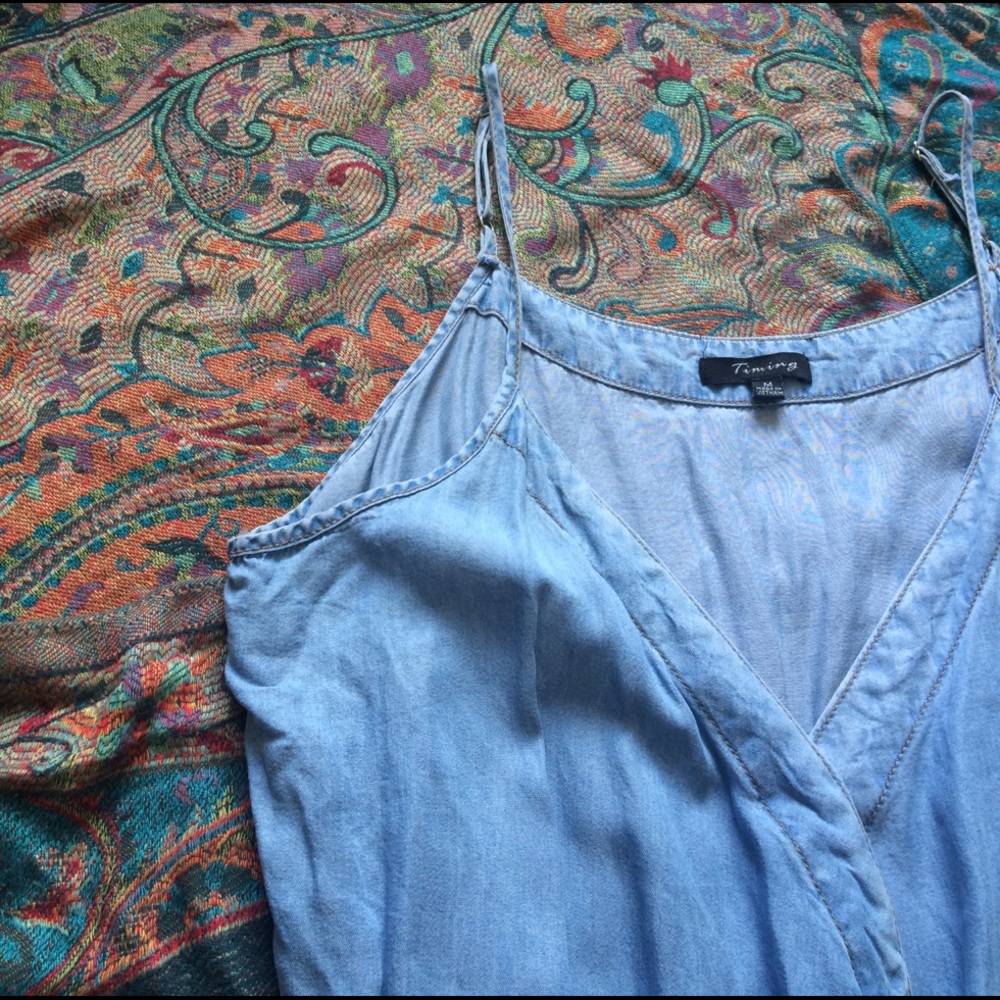 Charlotte Russe Denim Jumpsuit