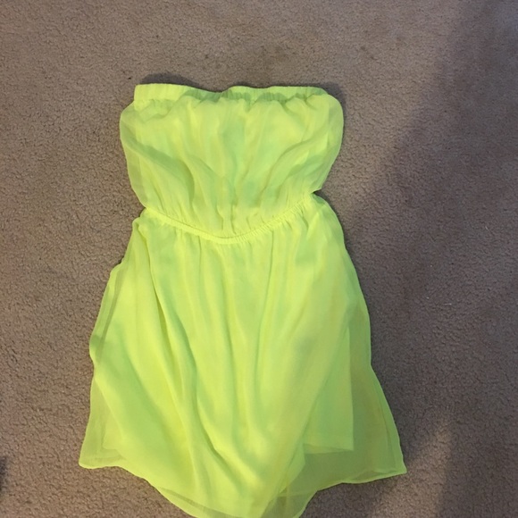 Express | Dresses | Express Lime Green Beach Dress | Poshmark