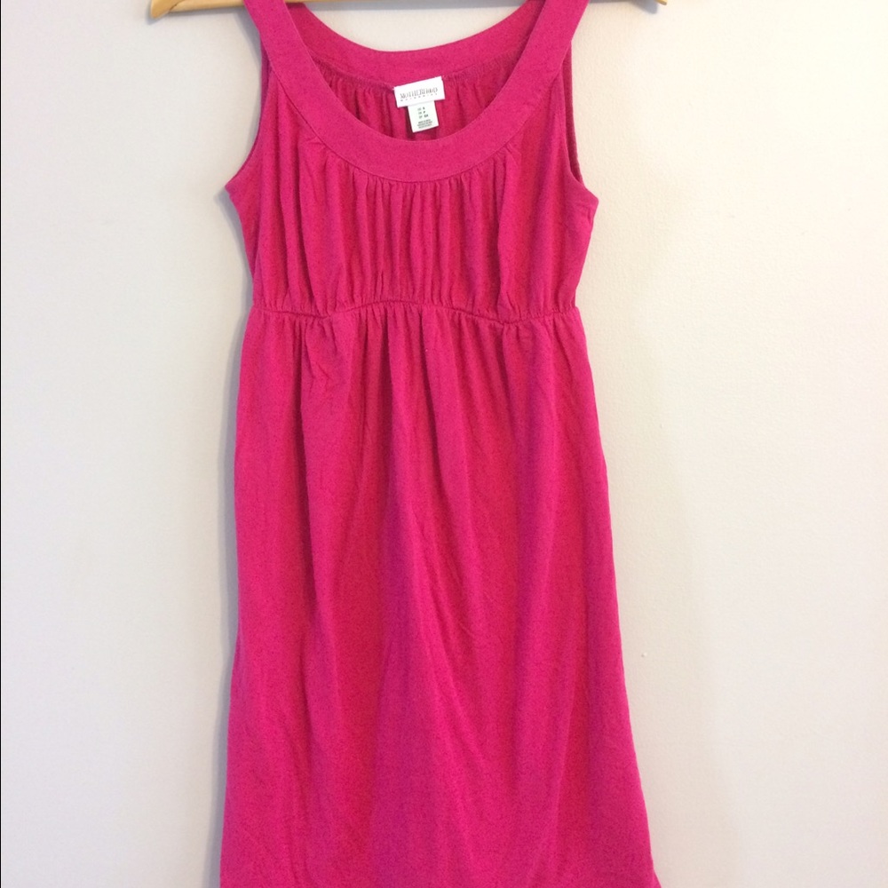 Pink Maternity Dress