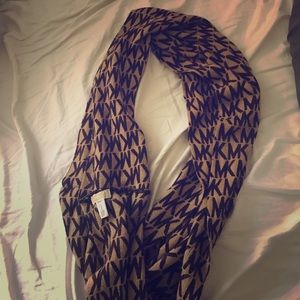 brown MK scarf