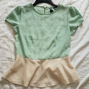 Peplum blouse