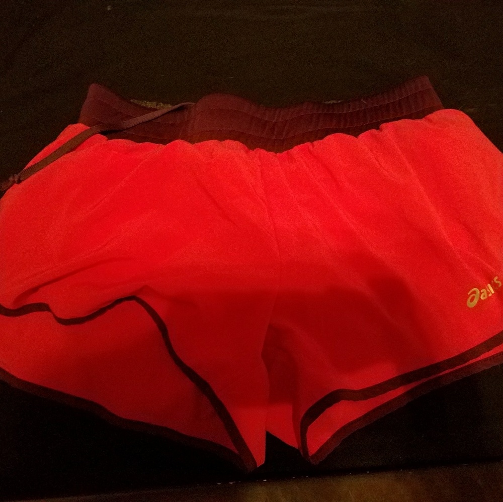 EUC asics running shorts