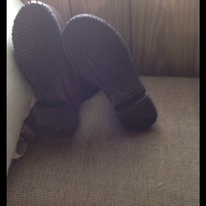 Ace leather work boots.