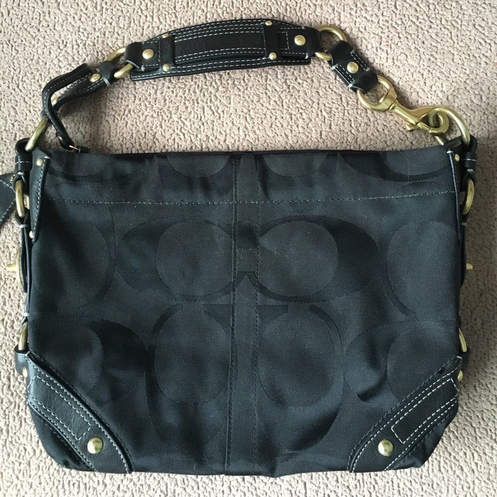 Black coach bag
