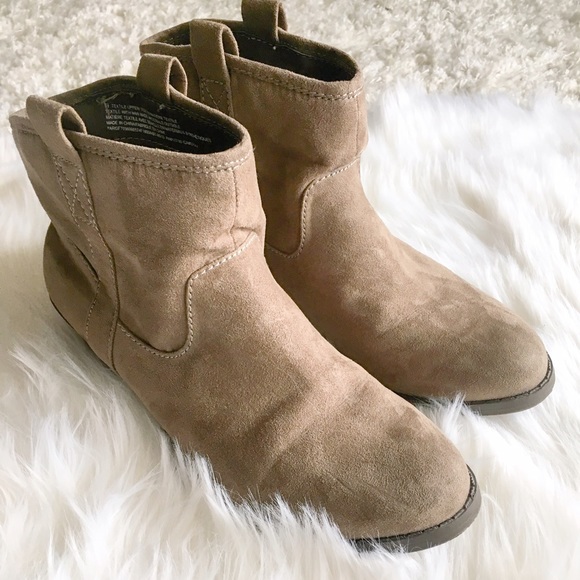 Mossimo Supply Co. Shoes - Suede Ankle Bootie