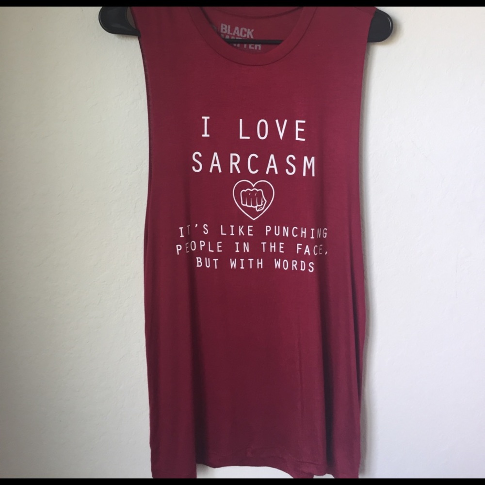 Long Small Red Tanktop