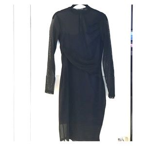 French Connection blue/black tight dress size 8