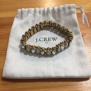 J.crew crystal stretch bracelet