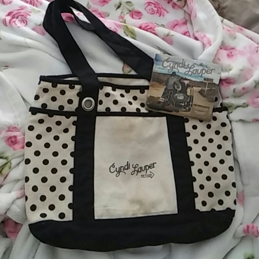 Cyndi Lauper tote bag