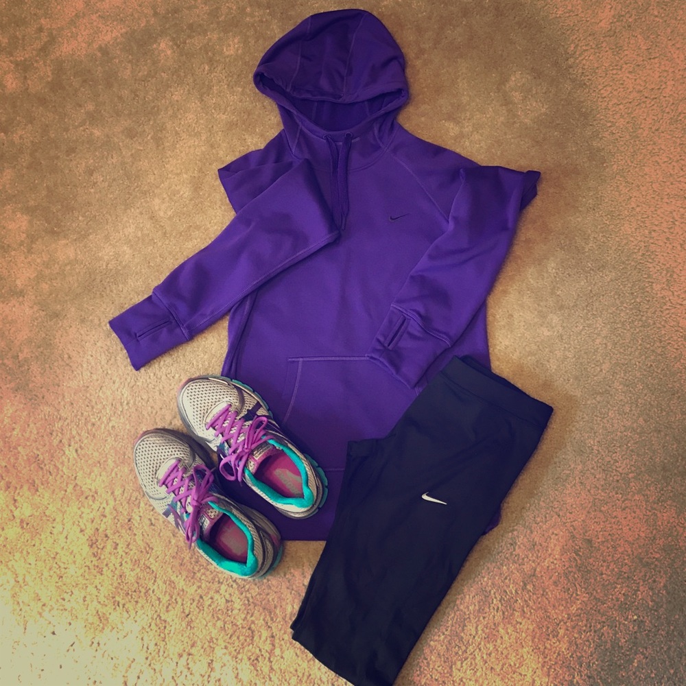 Purple Nike Hoodie