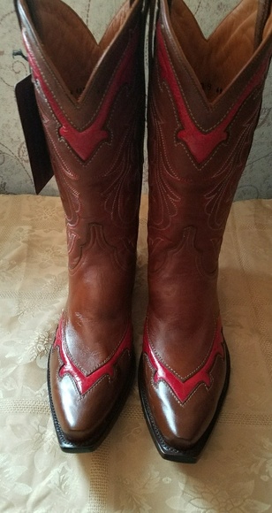 Lucchese Loreta Boots size 10B New - Picture 2 of 4