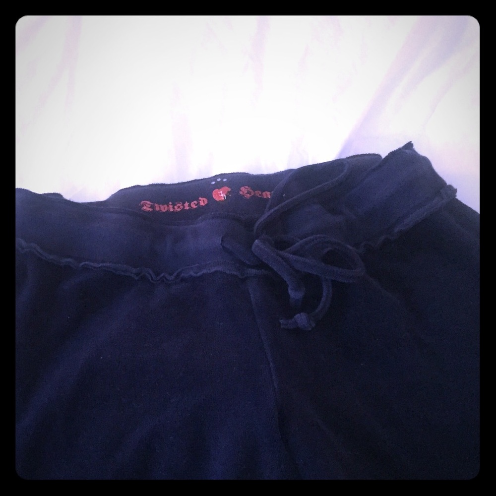 Juicy Couture Straight Leg Velour Bootcut Pants