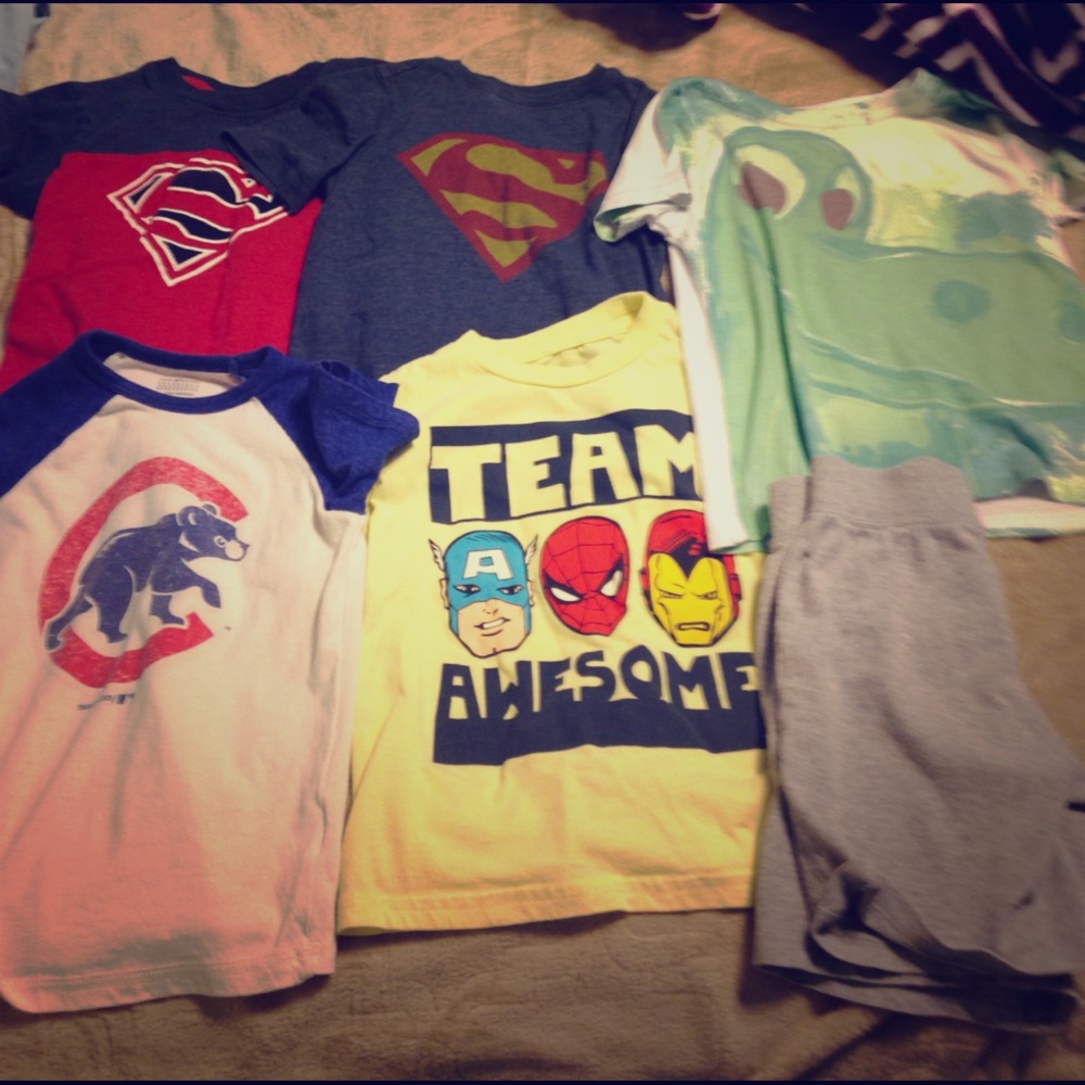 Boys tee shirt bundle size 4t and 5t