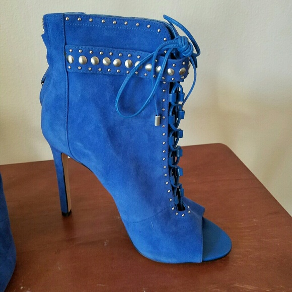 BRIAN ATWOOD Blue studded booties - Picture 3 of 4