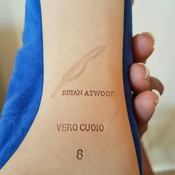 BRIAN ATWOOD Blue studded booties - Picture 4 of 4