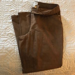 Chicos faux leather jeans