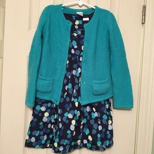 Dress and cardigan used once