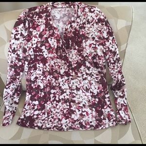 Talbots Burgundy Top