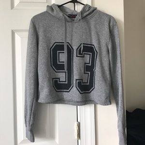 Super soft cropped hoodie