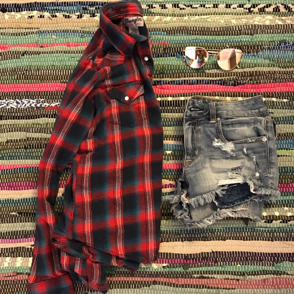 Plaid Wrangler Flannel