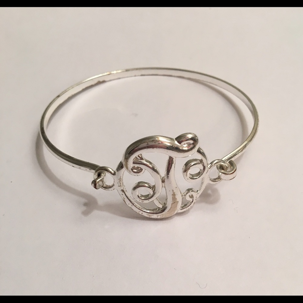 Paperstore Letter T silver bracelet