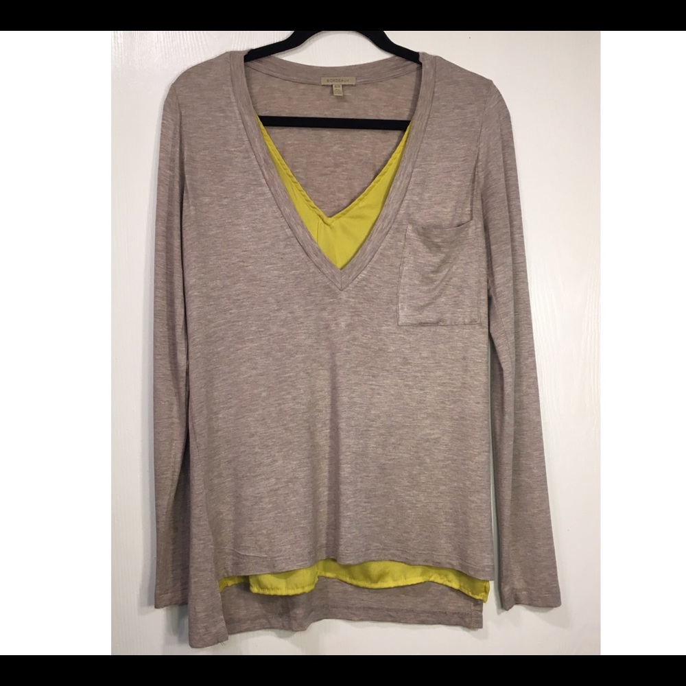 Bordeaux Layered Long Sleeve by Anthropologie