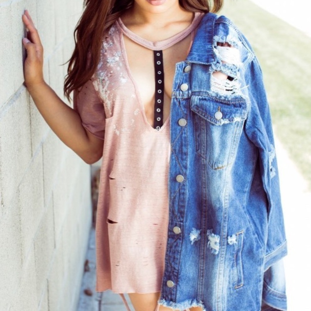 Emory park distressed T-shirt