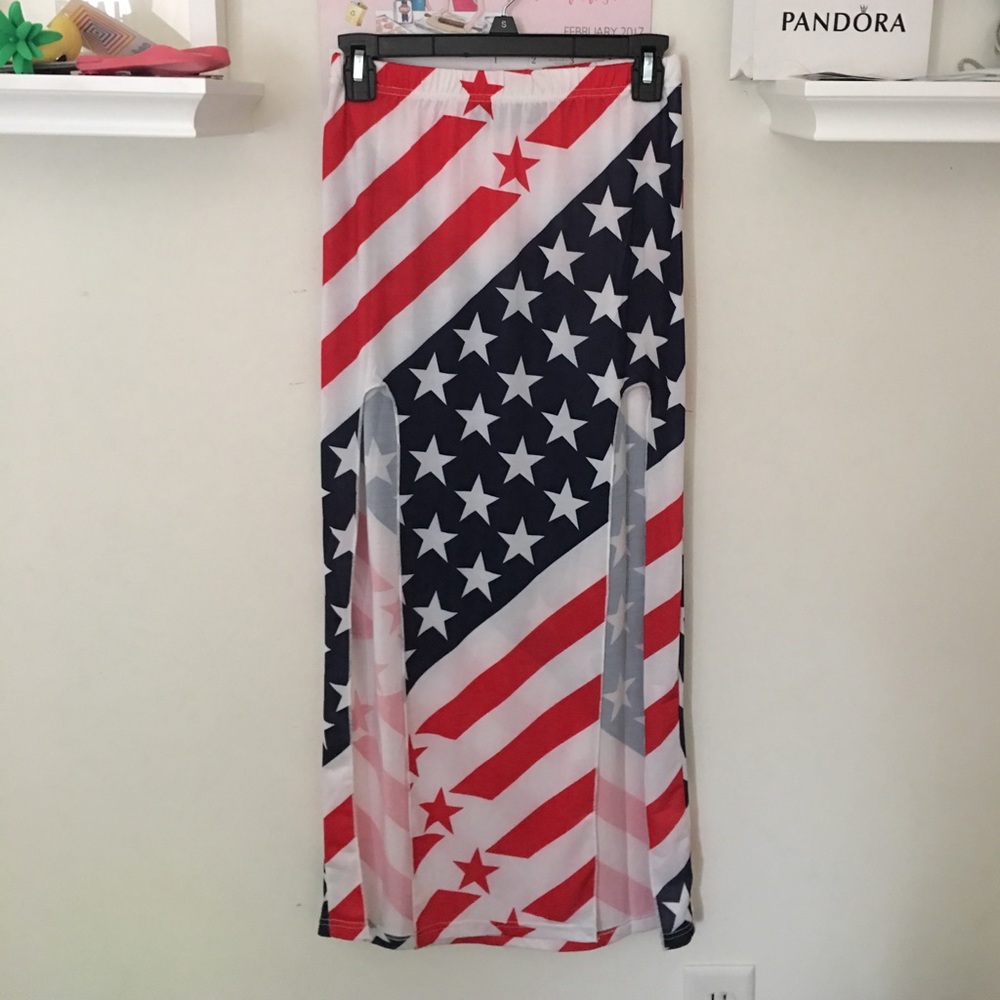 American flag skirt