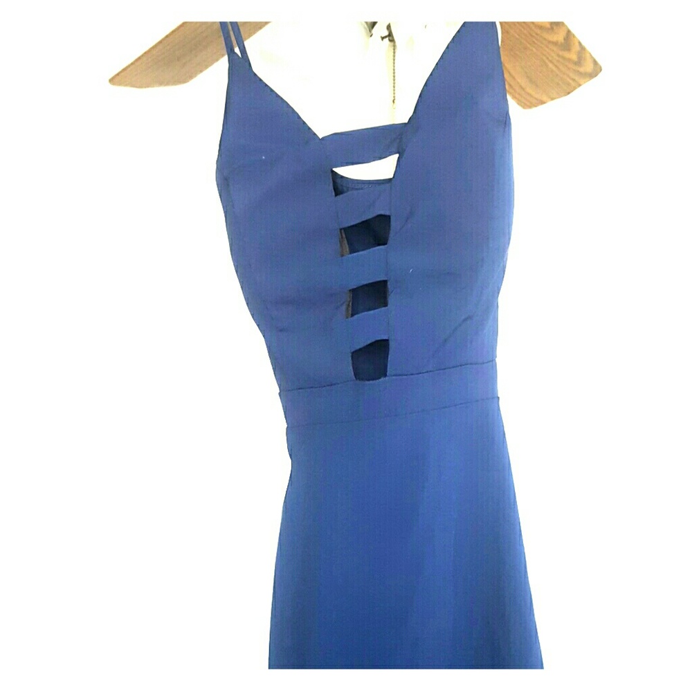 Navy blue summer dress