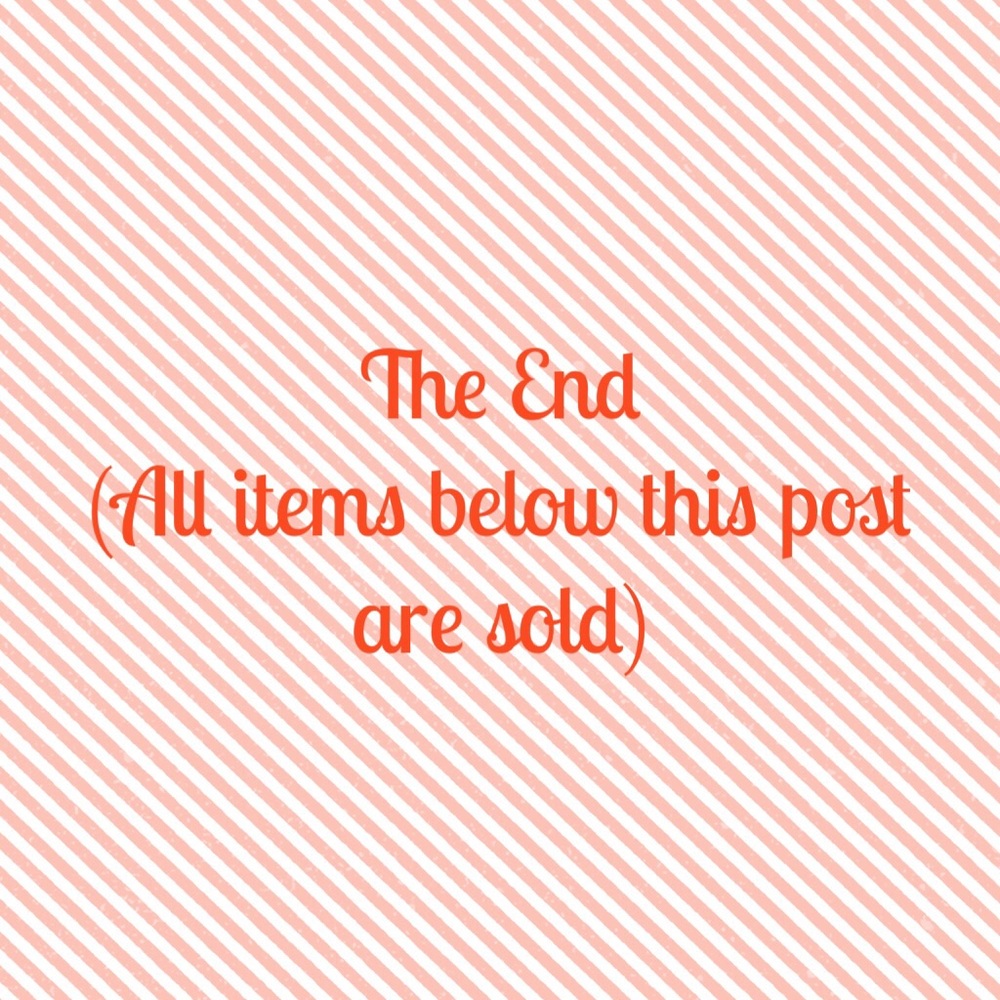 All items below are sold