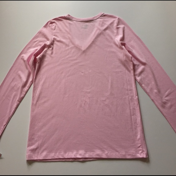 NWT HUE Pink Long Sleeved Sleep Shirt - Picture 7 of 8