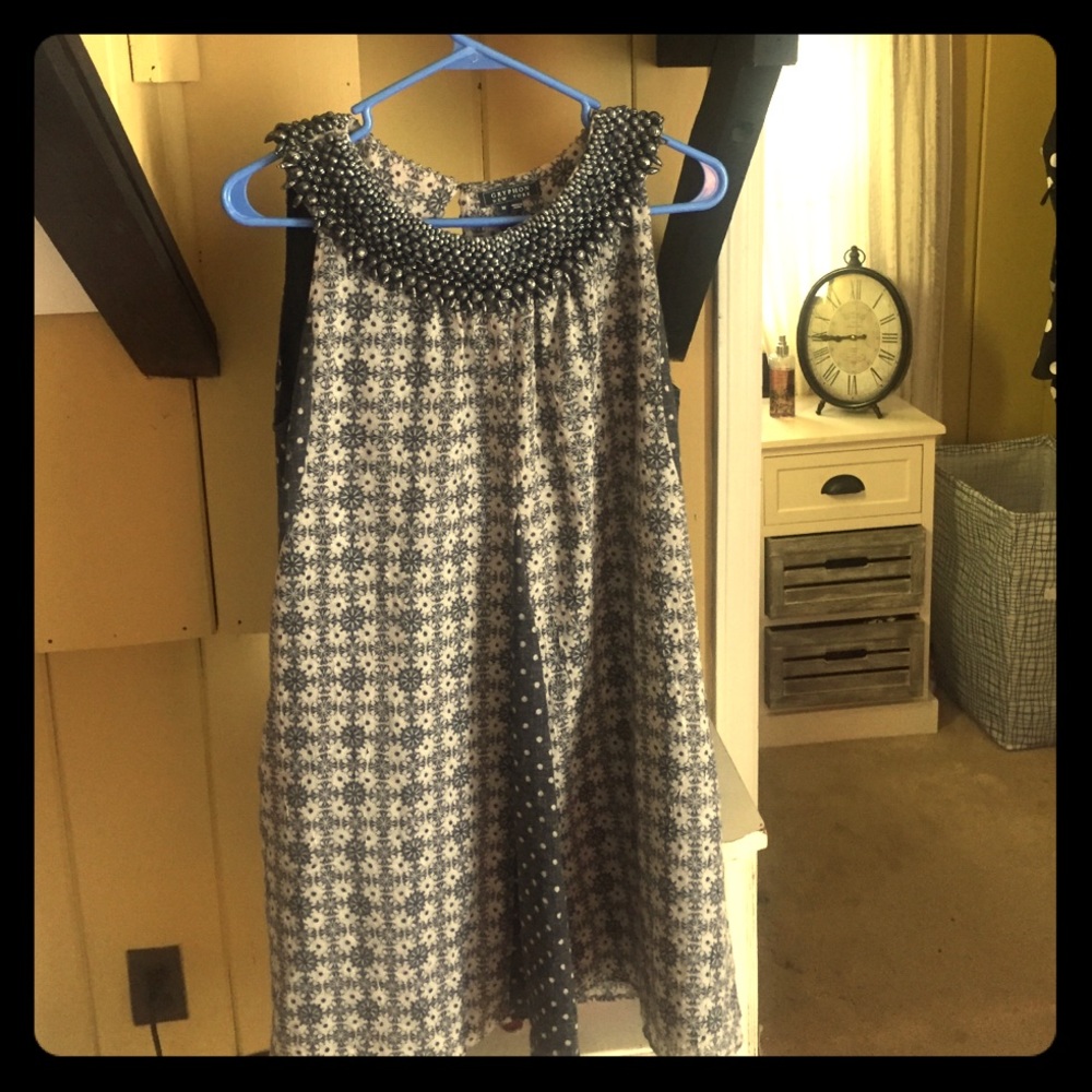 Gryphon New York Beaded Shift Dress